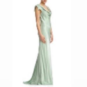 Sylvia Dress Dusty Green (S) Ghost